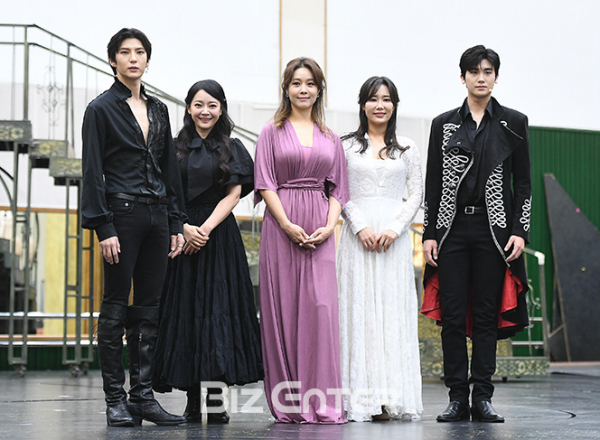 ▲정택운, 김소현, 옥주현, 신영숙, 박형식(사진=고아라 기자 iknow@)