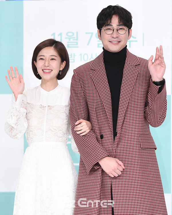 ▲백진희, 강지환(사진=고아라 기자 iknow@)