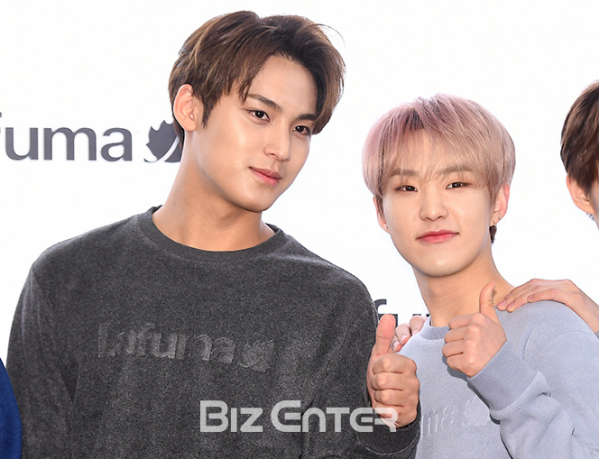 ▲세븐틴 민규, 호시(사진=고아라 기자 iknow@)