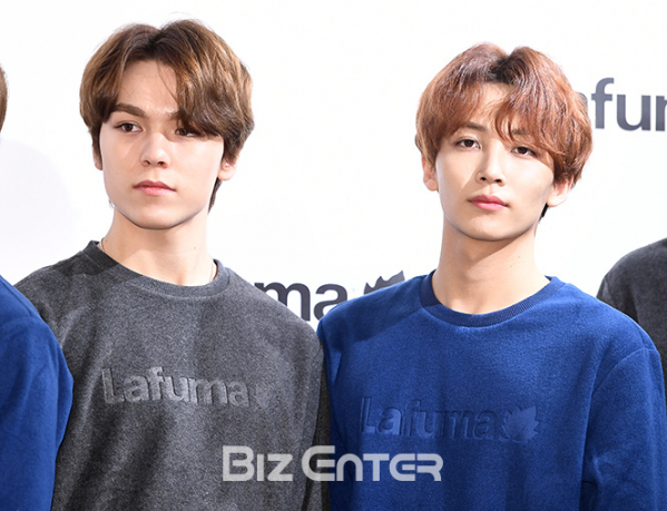 ▲세븐틴 버논, 정한(사진=고아라 기자 iknow@)