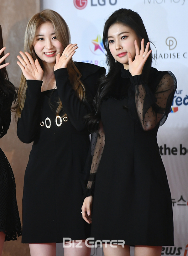 ▲아이즈원 이채연, 강혜원(사진=고아라 기자 iknow@)