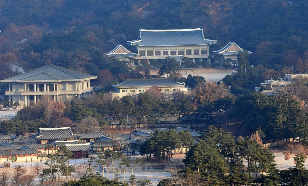 ▲정부 서울청사에서 바라 본 청와대 모습. (사진=이투데이 DB)