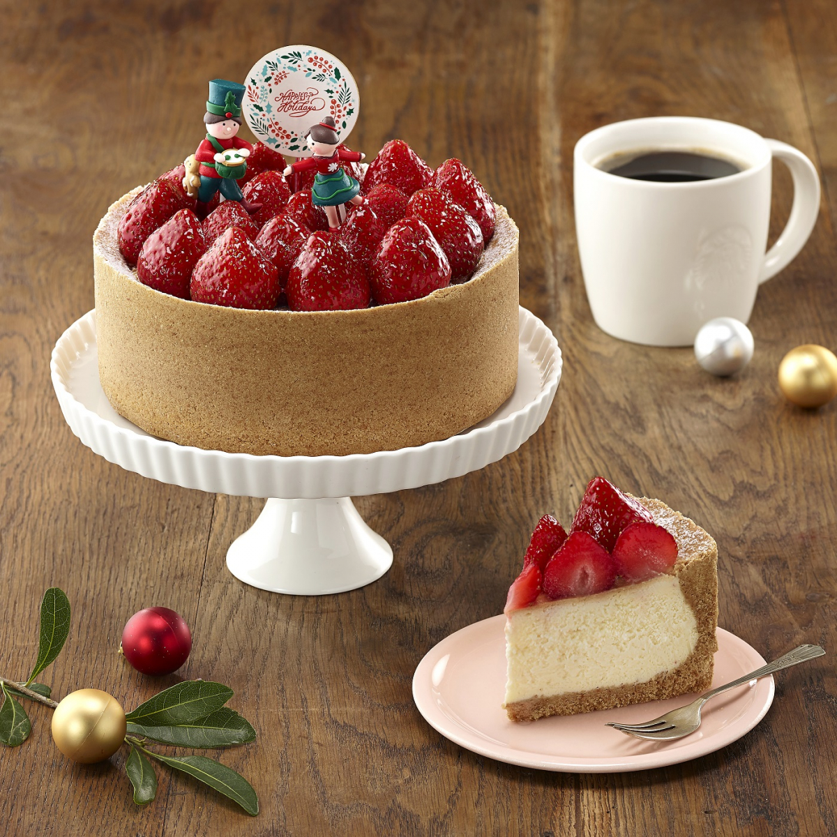 ▲딸기 쿠키 치즈 케이크(스타벅스)