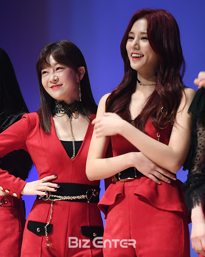 ▲라붐 유정, 솔빈(사진=고아라 기자 iknow@)