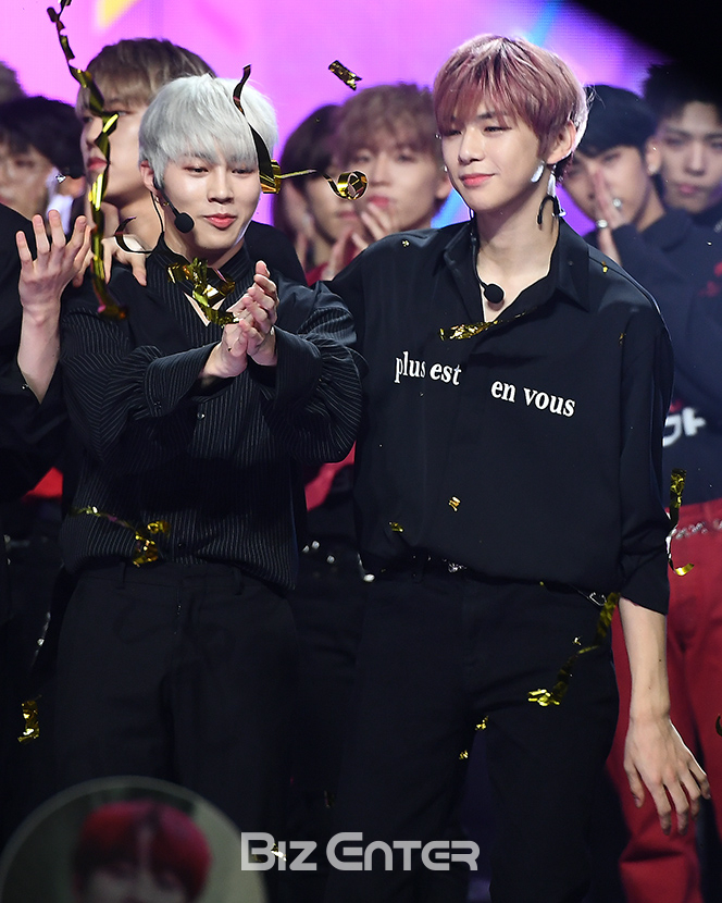 ▲워너원 하성운, 강다니엘(사진=고아라 기자 iknow@)