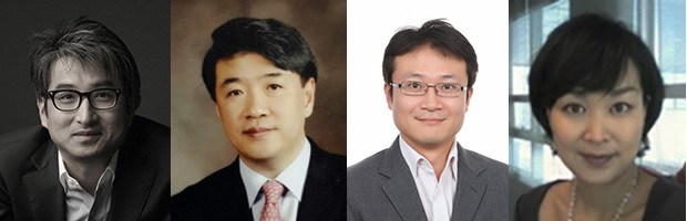 ▲왼쪽부터 김태해 전무, 정홍구 전무, 이상무 상무, 정의선 상무(사진제공=제일기획)