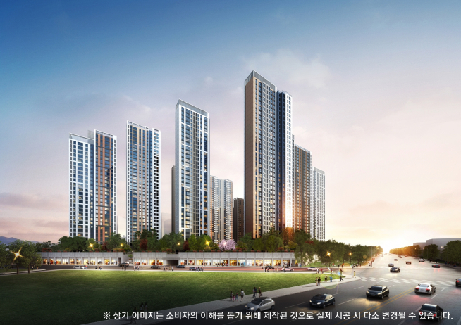 ▲남산자이하늘채 투시도(사진=GS건설)