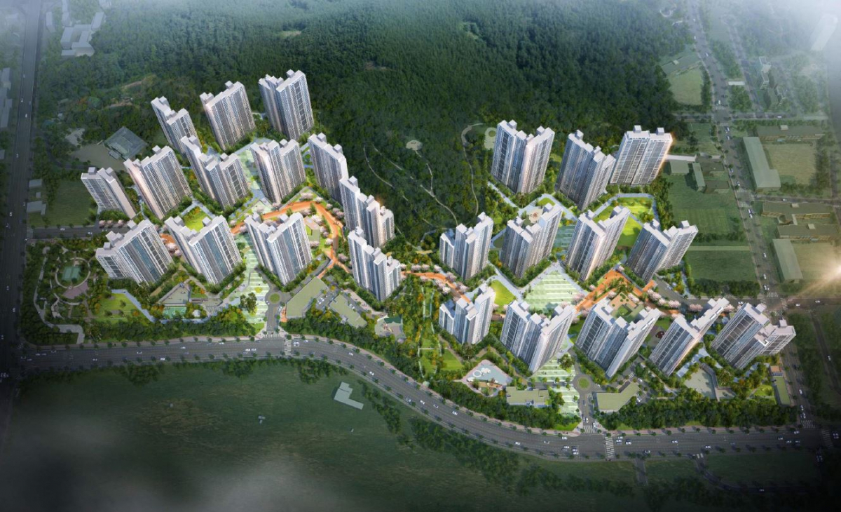 ▲인천 한들구역 조감도(사진출처=대우건설)