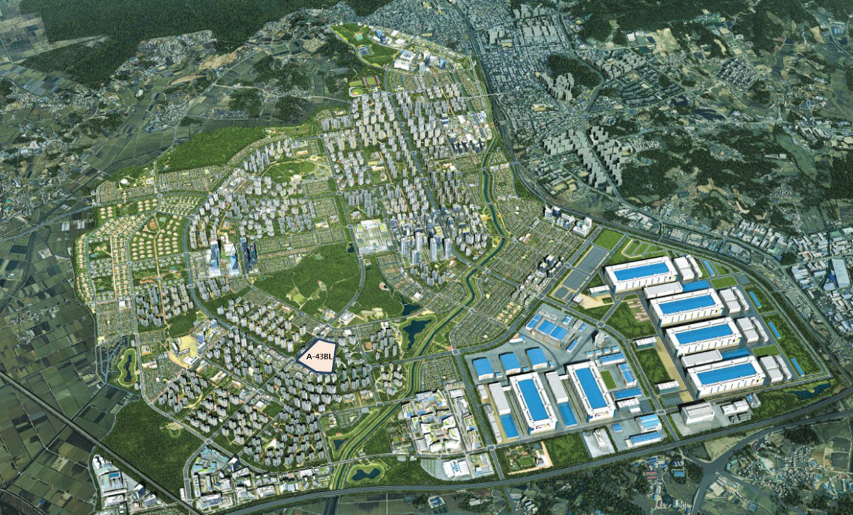 ▲평택 고덕 국제화 계획지구 조감도(사진=호반건설)