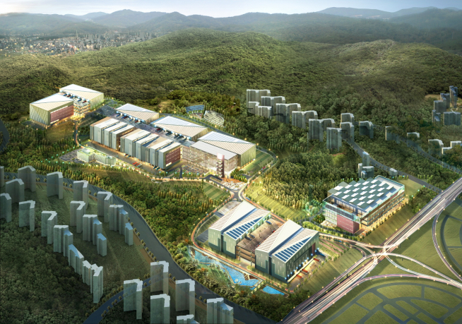 ▲동탄물류단지 조감도(사진=한라)