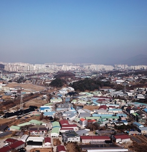 ▲3기 신도시로 지정된 하남 교산동 일대 모습. (연합뉴스)