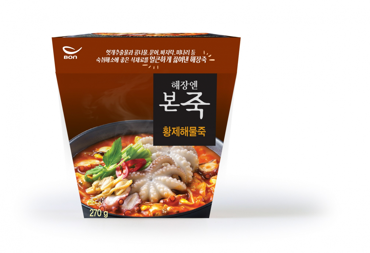 ▲ 본아이에프 ‘해장엔본죽 황제해물죽’ (본아이에프)