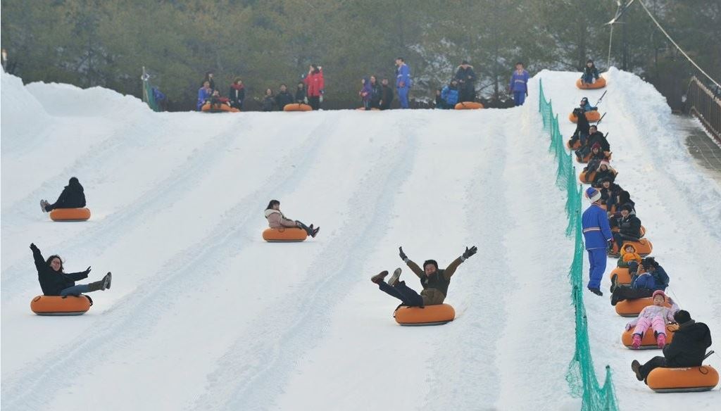 ▲에버랜드 눈썰매장(에버랜드)