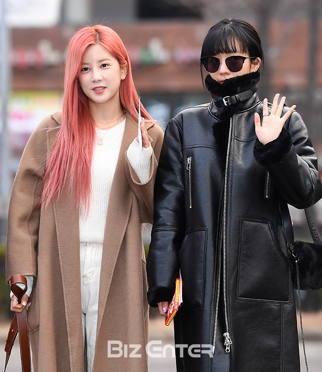 ▲에이핑크 박초롱, 윤보미(사진=고아라 기자 iknow@)