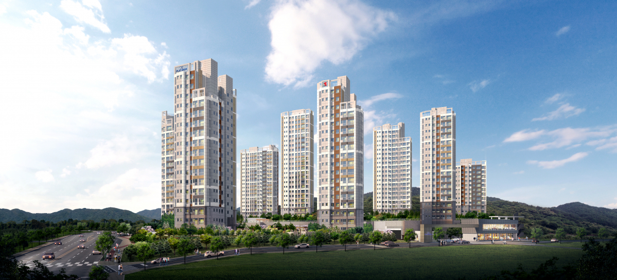 ▲쌍용 더 플래티넘 부평 투시도(사진=쌍용건설)