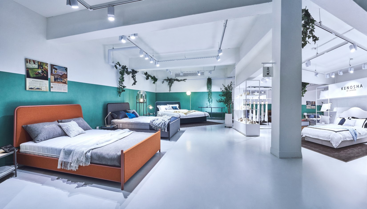 ▲시몬스 갤러리 중곡점(사진제공=시몬스)