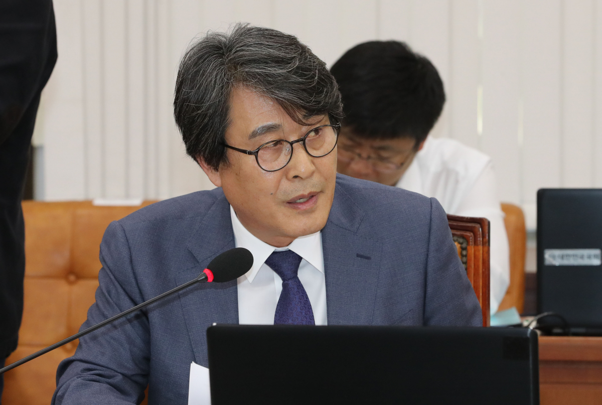 ▲민주평화당 김광수 의원이 24일 오후 국회에서 열린 보건복지위원회의 한국보건의료인국가시험원 등 국정감사에서 질의하고 있다. (연합뉴스)