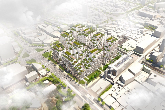 ▲세운4구역 조감도(사진=코오롱글로벌)