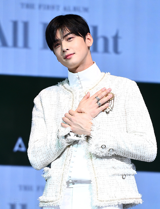 ▲아스트로 차은우(사진=고아라 기자 iknow@)