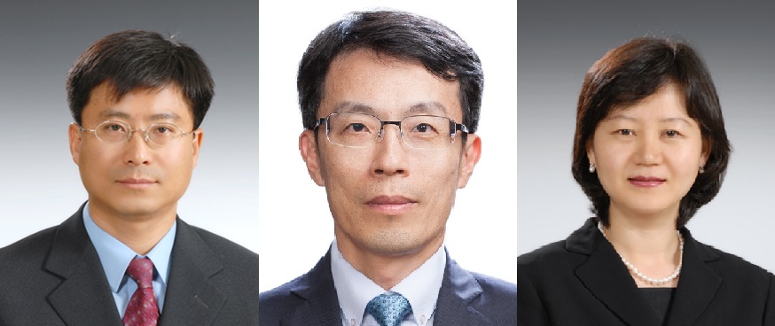 ▲1월말 한국은행 정기인사를 앞둔 가운데 관심은 되레 그 이후 인사에 쏠리고 있다. 사진은 후임 부총재보로 거론되고 있는 박종석 통화정책국장, 이환석 조사국장, 전태영 인사경영국장(왼쪽부터).(한국은행)