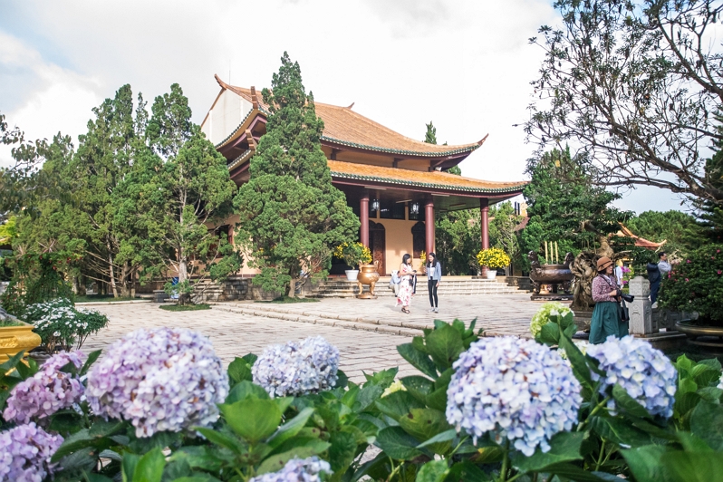 ▲달랏 죽림선원.