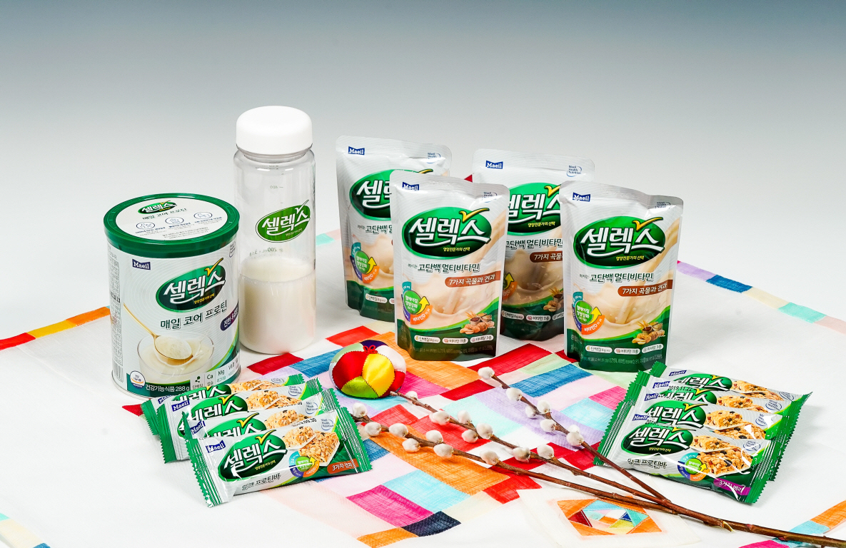 ▲매일유업 셀렉스 설 선물세트.(매일코어프로틴 포함)