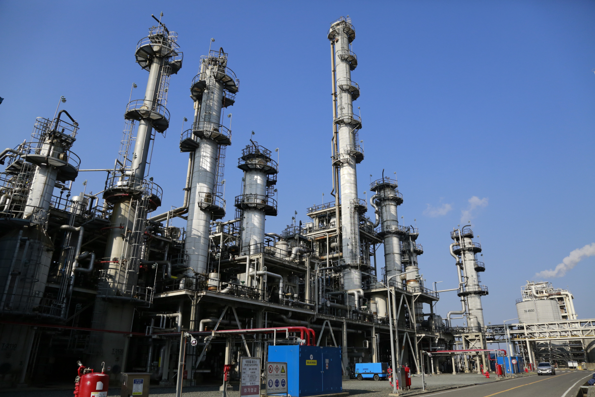 ▲SKC 울산공장 HPPO공장 전경. (사진 제공=SKC)