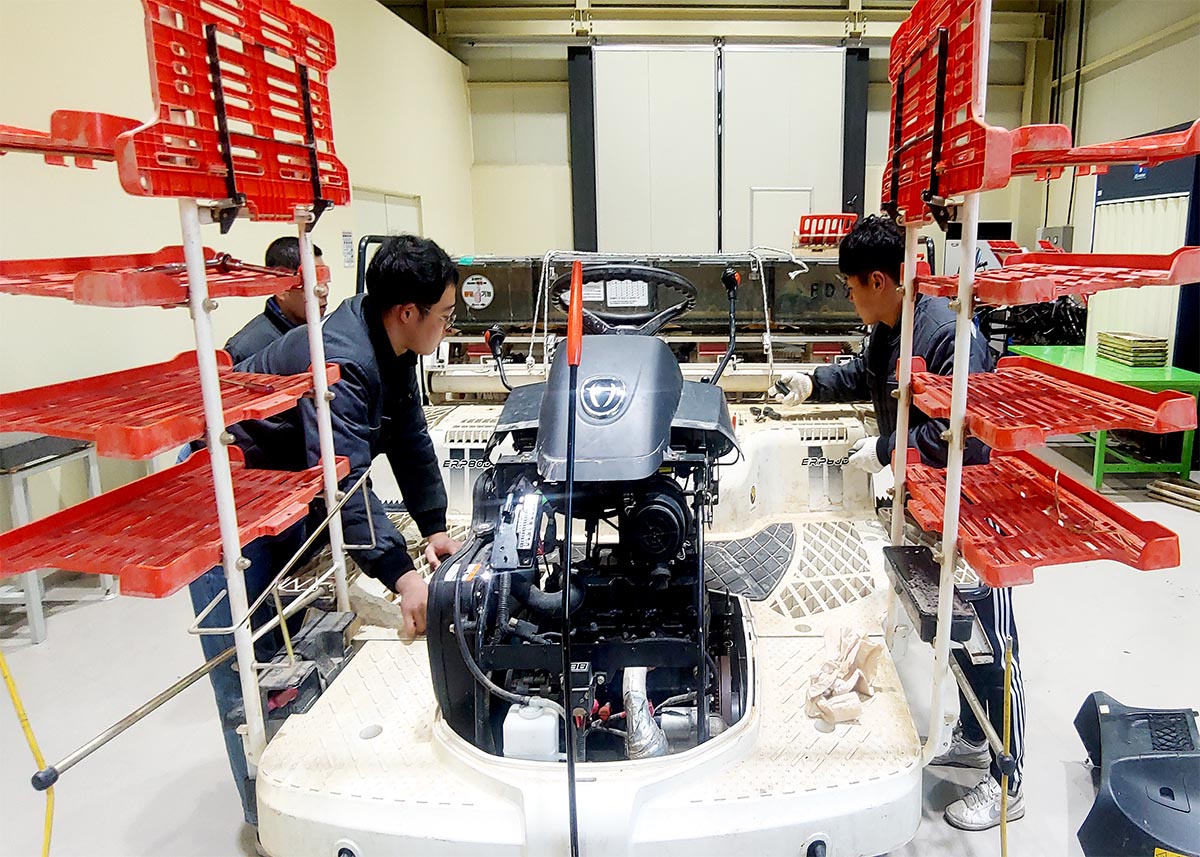 ▲대동공업_19년 상반기 대리점 기사 교육 (사진제공=대동공업)