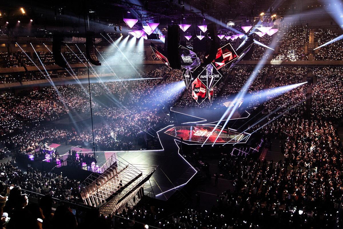 ▲2018 MAMA FANS CHOICE in JAPAN 본식 전경. (사진제공=CJ그룹)