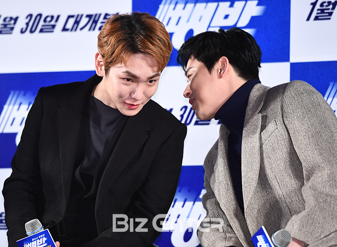 ▲샤이니 키, 조정석(사진=고아라 기자 iknow@)