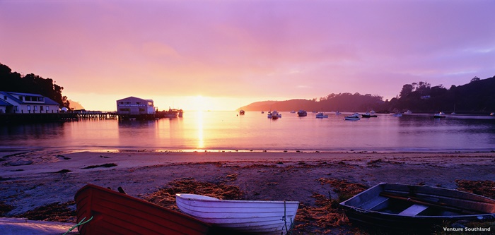 ▲스튜어트 섬 하프 문 베이.(사진제공=뉴질랜드관광청)