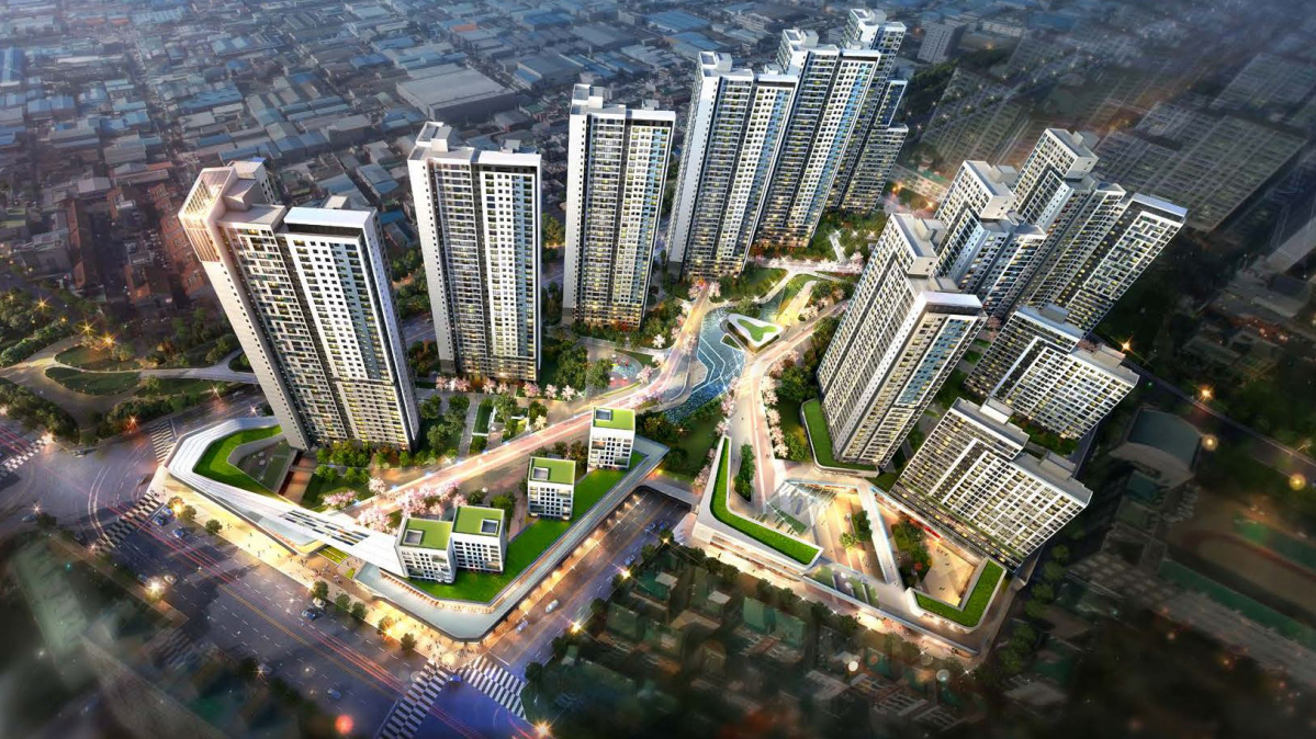 ▲대구 중리지구 재건축사업 조감도(사진=포스코건설)