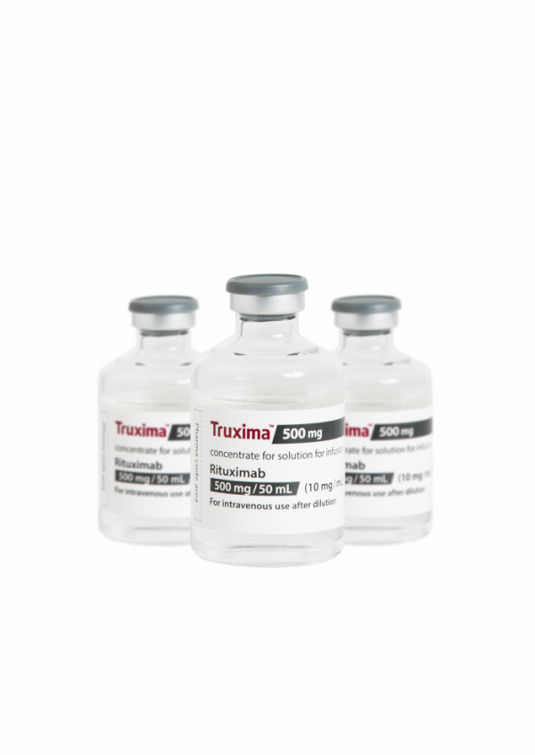 ▲셀트리온의 트룩시마(성분명:리툭시맙) 항체 블록버스터 의약품 리툭산의 바이오시밀러 (셀트리온)