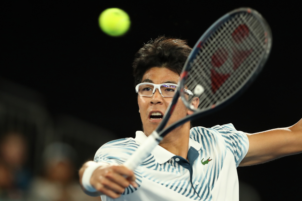 ▲정현 선수의 경기 모습 (연합뉴스)