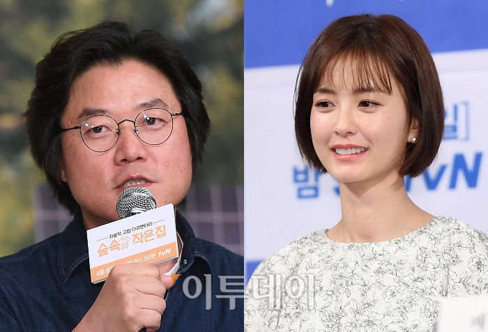 ▲나영석 PD(왼쪽)와 배우 정유미(이투데이DB)