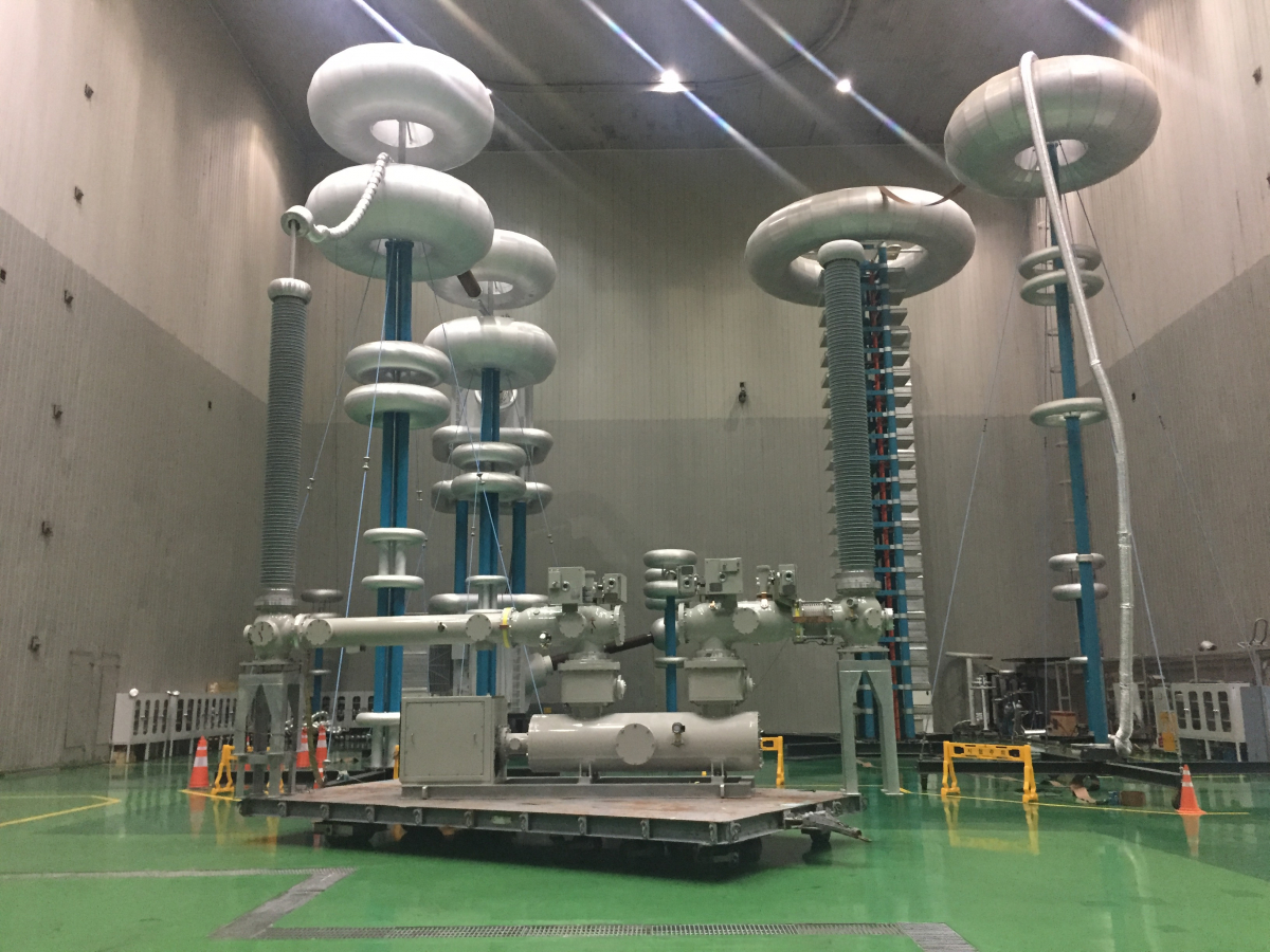 ▲ ‘수출형 420kV 가스절연개폐장치 (GIS)’(사진제공=일진전기)