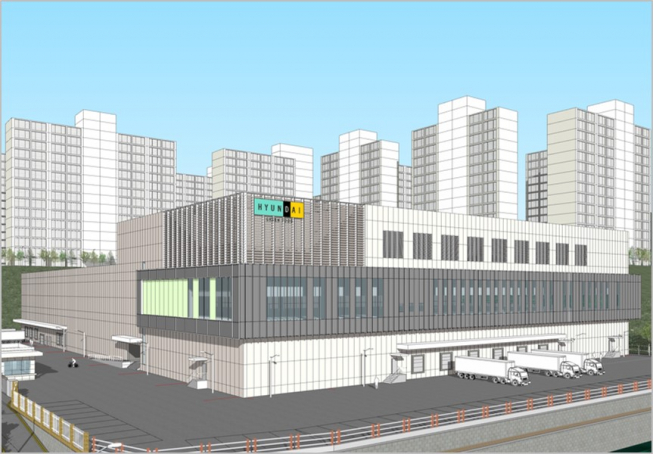 ▲스마트푸드센터 조감도.