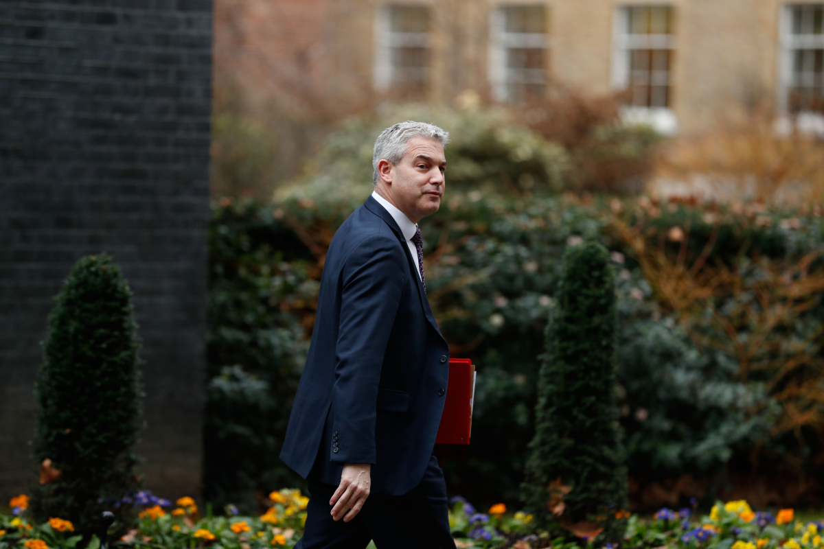 ▲스티븐 바클레이 영국 브렉시트부 장관(AFP=연합뉴스)