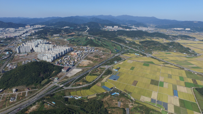 ▲순천 선월택지개발 예정지구 전경