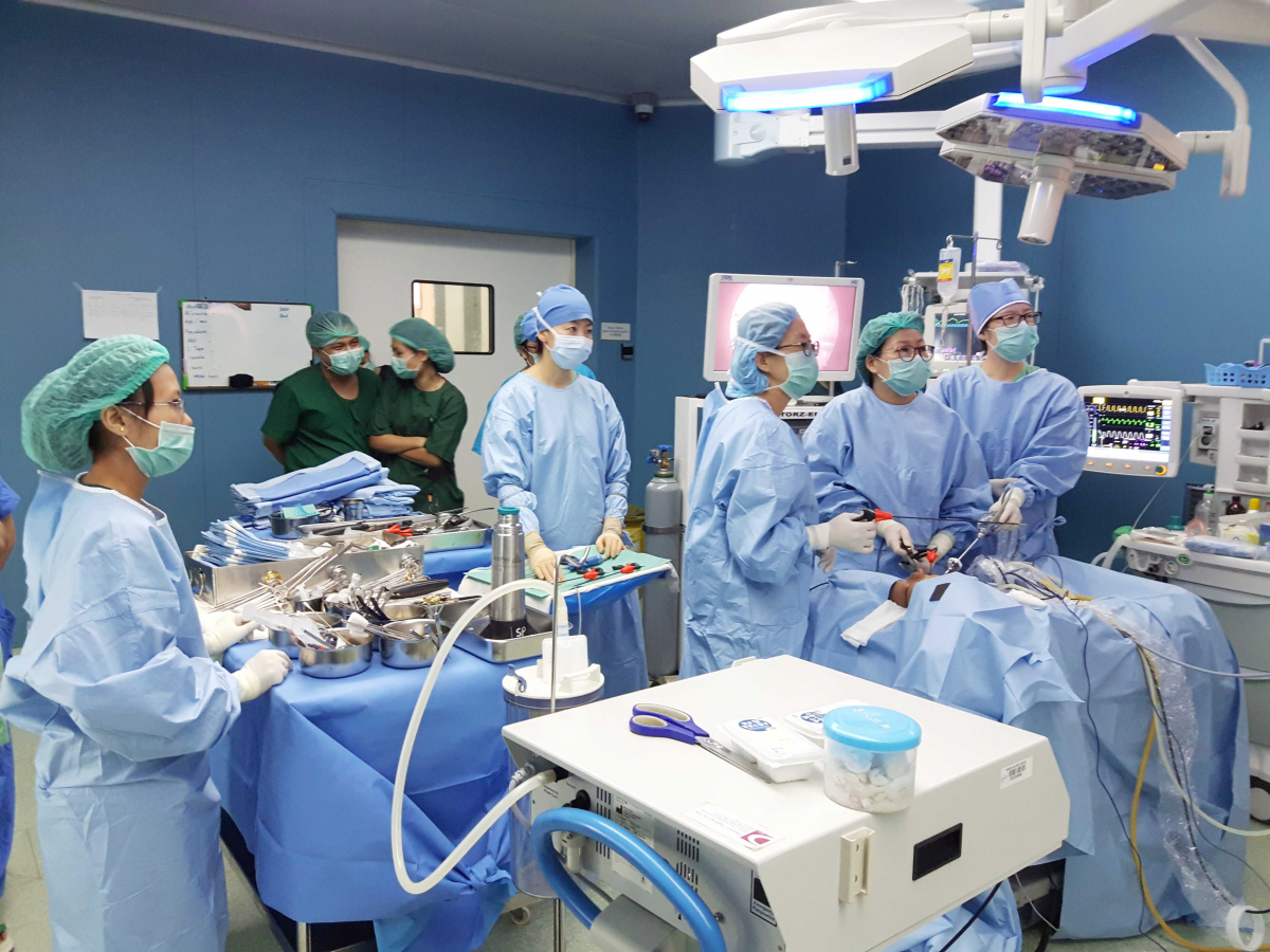 ▲서울대병원이 미얀마 현지 의료 교육을 수행 중이다.(서울대병원)