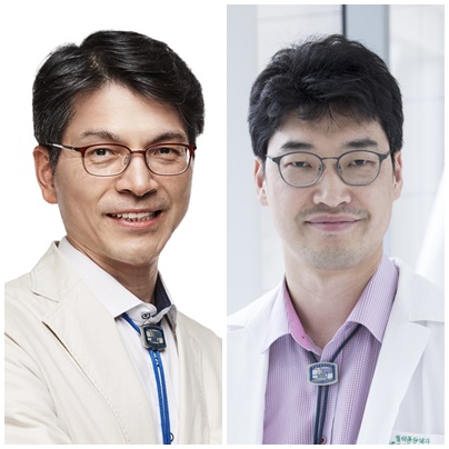 ▲(왼쪽부터)민창기,박성수 교수(서울성모병원)