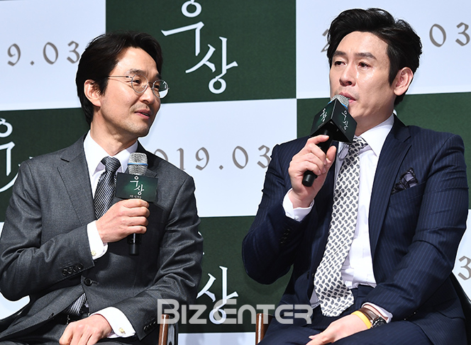 ▲한석규, 설경구(사진=고아라 기자 iknow@)