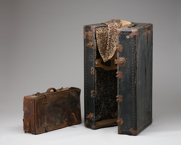 ▲독립운동가 김붕준(1888 ~1950)이 망명 당시 사용했을 것으로 추정되는 트렁크와 가방이다.(소장·제공=김임용)
