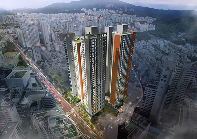 ▲e편한세상 연산 더퍼스트 조감도(사진=대림산업)