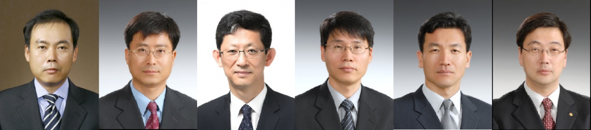 ▲2014년 상반기 이주열 한국은행 총재가 취임후 신설한 정책보좌관들이 승승장구하고 있다. 줄줄이 핵심요직임을 꿰차고 있기 때문이다. 지난달 28일 경제연구원장을 비롯한 후속인사에서도 정책보좌관을 역임했던 민좌홍·임철재씨가 각각 금융안정국장과 금융결제국장에 올랐다. 사진은 역대 정책보좌관들로 왼쪽부터 신호순 부총재보(1대), 박종석 국장(2대), 임철재 국장(3대), 이상형 국장(4대), 민좌홍 국장(5대), 이중식 국장(5대).