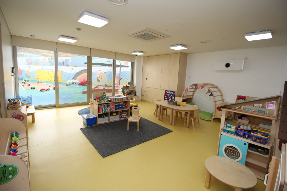 ▲종근당 키즈벨 어린이집 보육실 (사진제공=종근당)
