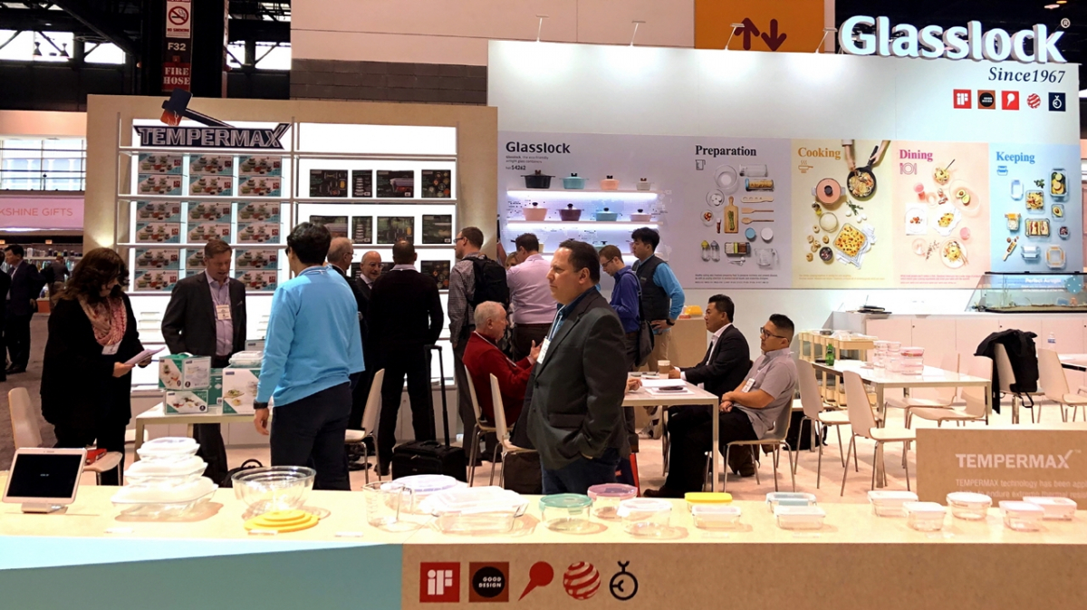 ▲ ‘2019 시카고 국제 가정용품 박람회’ (사진제공=삼광글라스)