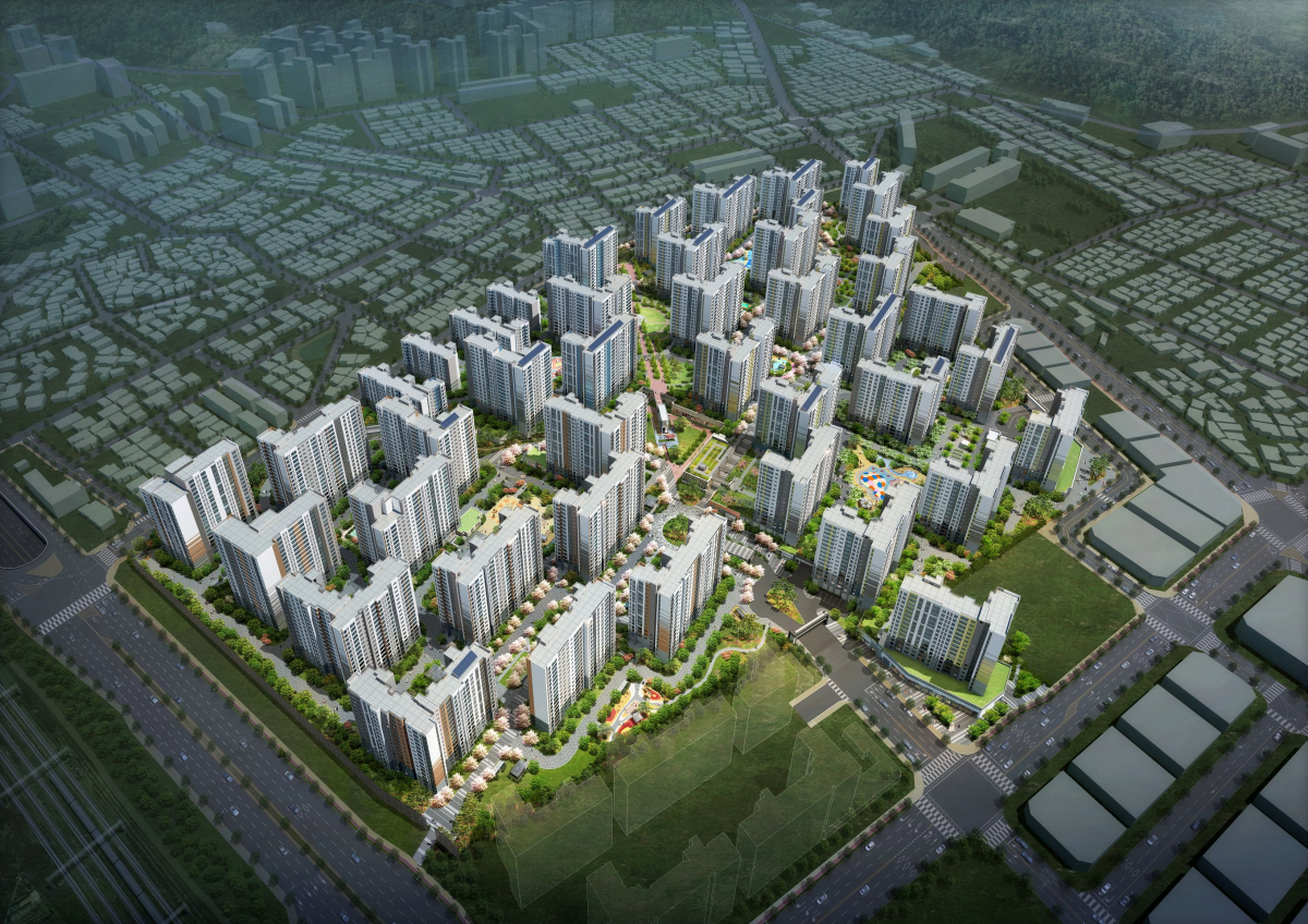 ▲수원역푸르지오자이조감도(사진출처=대우건설)