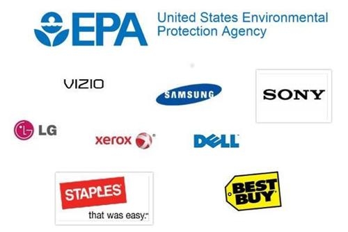 ▲EPA(미국 환경보호청)이 최근 발표한 전자산업 부문 '2018년 지속가능 소재 관리상(SMM 어워드)' 금상 수상업체 명단 (출처 = 미국 환경보호청 웹사이트)