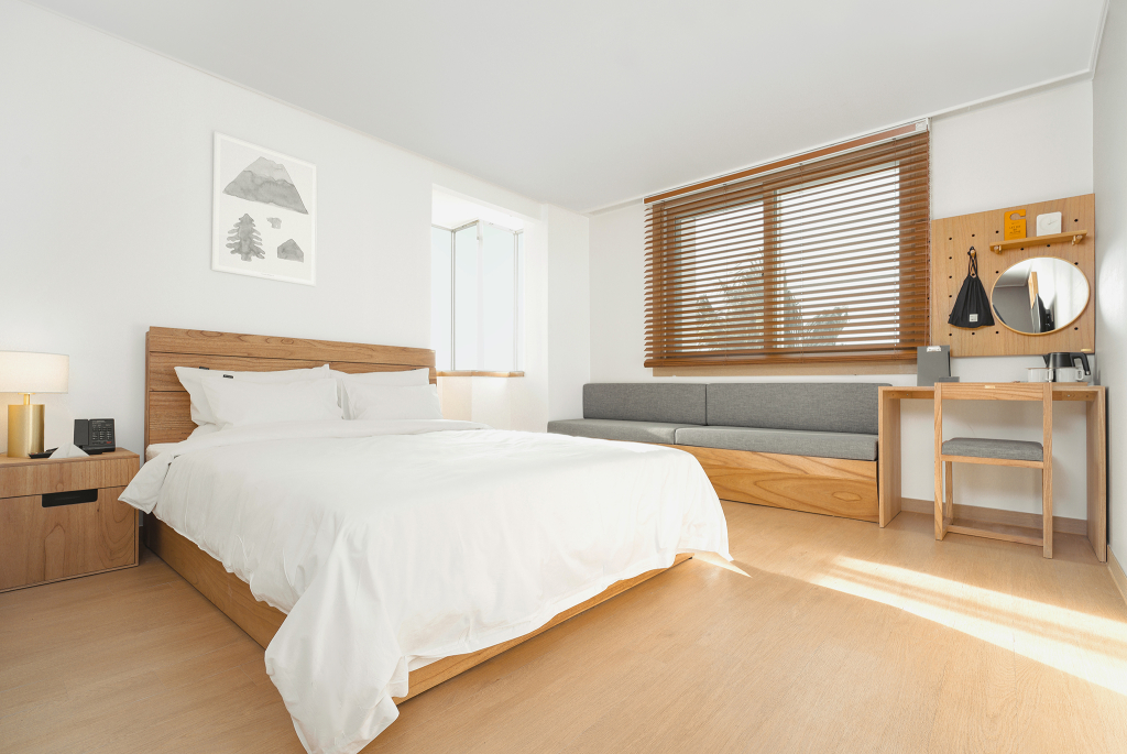 ▲헤이, 서귀포 더블룸(사진제공=야놀자)